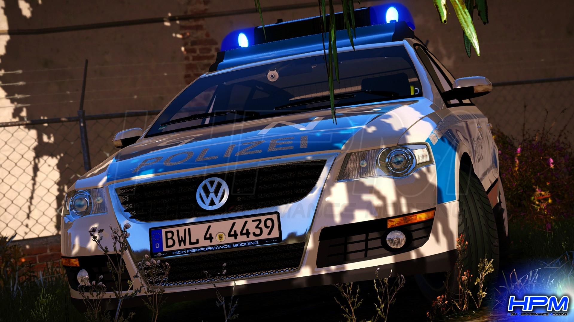 VW Passat B6 Variant Polizei BaWü [AddOn | Replace | ELS] - GTA5-Mods.com